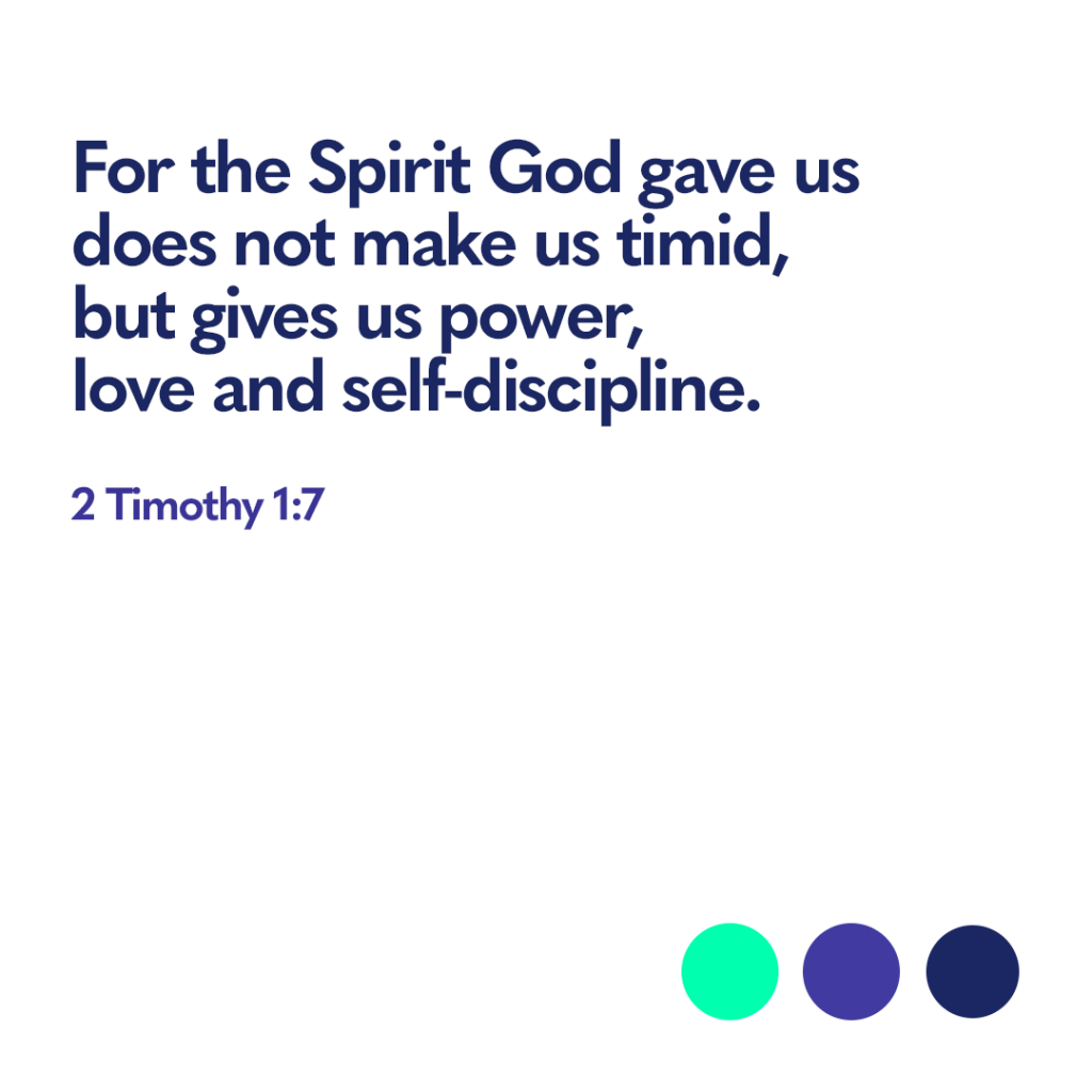 Bible Verse 2 Timothy 1:7