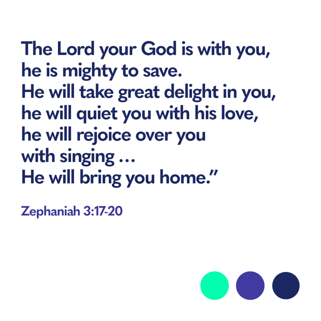 Bible verse Zephaniah 3:17-20