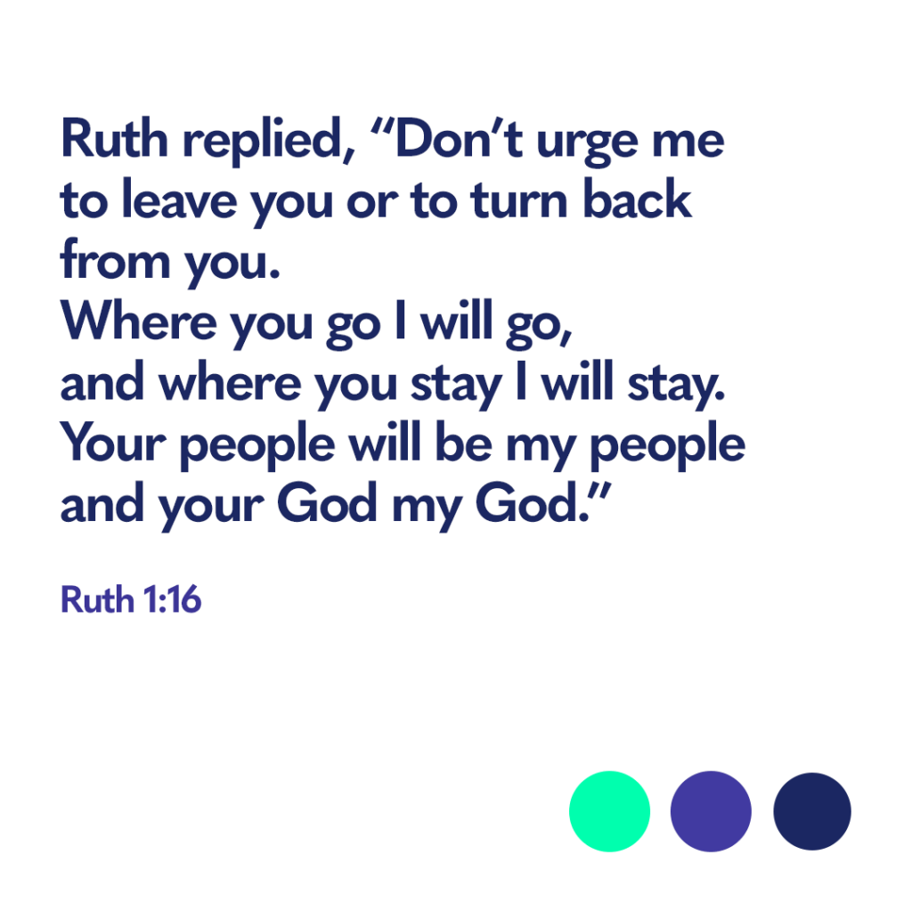 Bible Verse Ruth 1:16