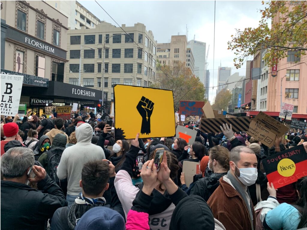 Black Lives Matter Melbourne demonstration