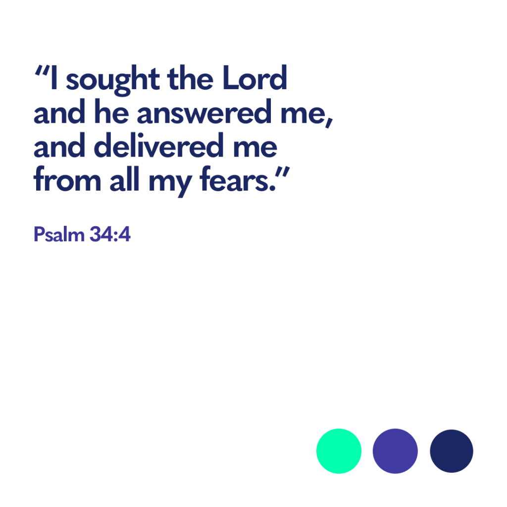 Bible verse Psalm 34:4