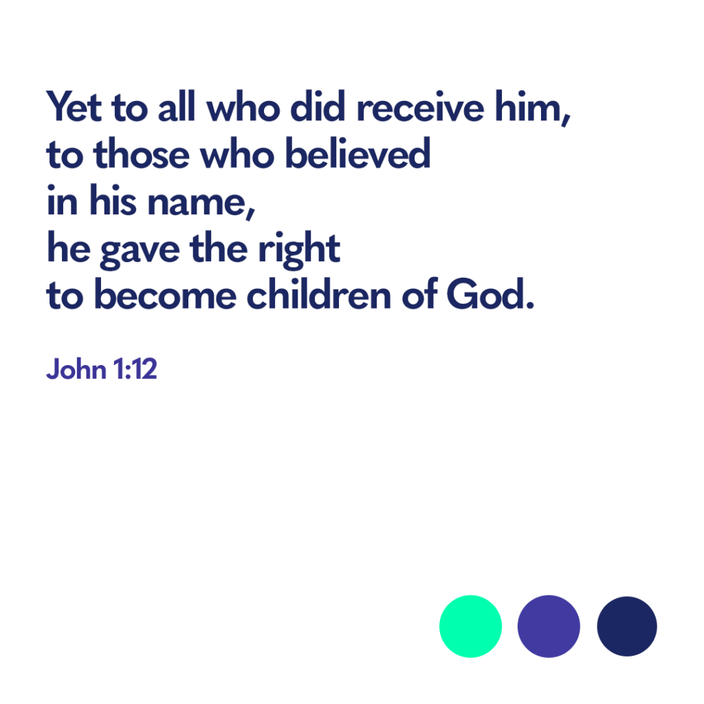 Bible verse John 1 12