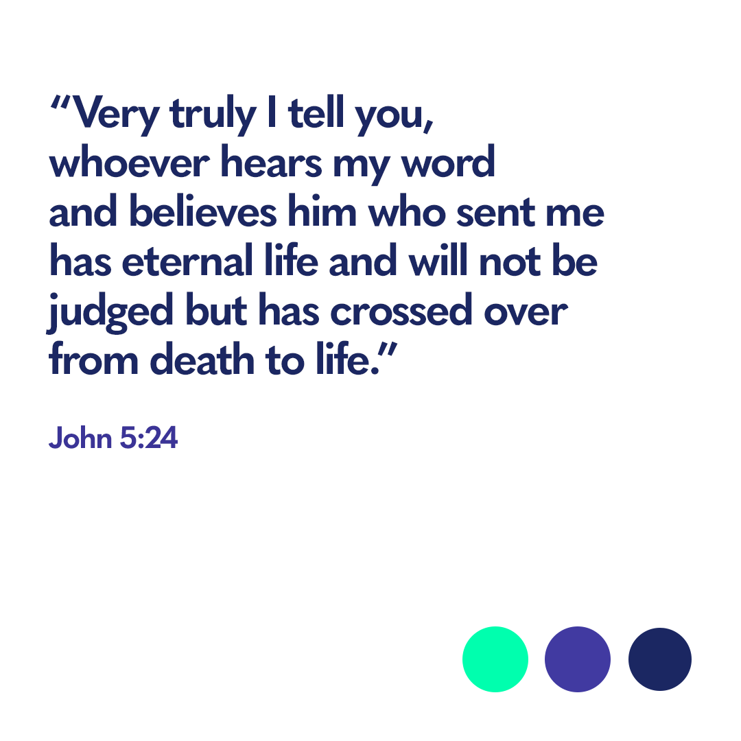 Bible verse John 5 24