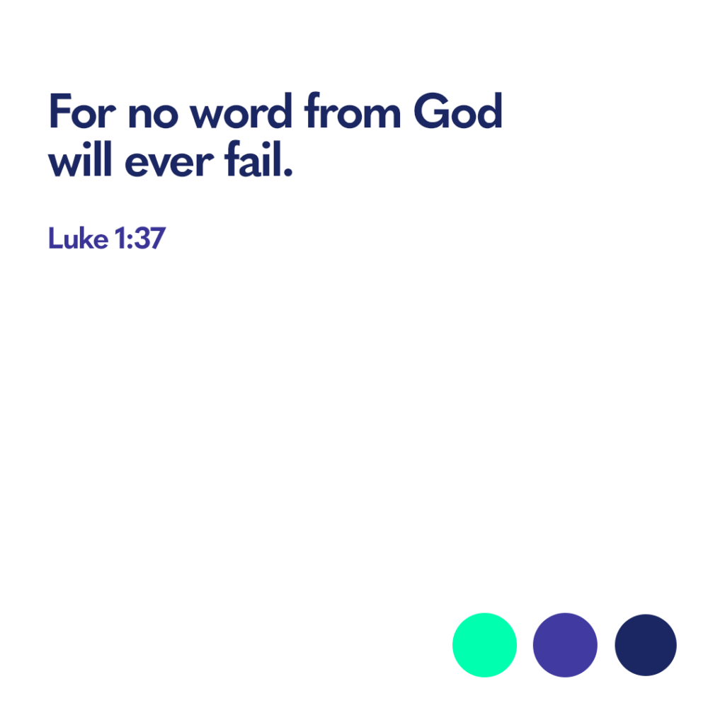 Bible verse Luke 1 37