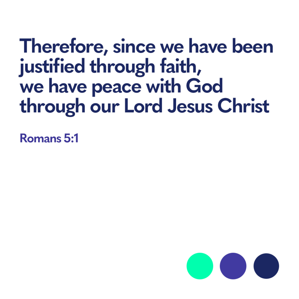 Bible verse Romans 5 1