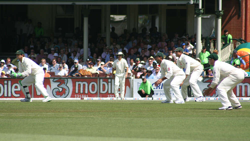 Gilly and the Slips - Australia v India at the SCG 2008