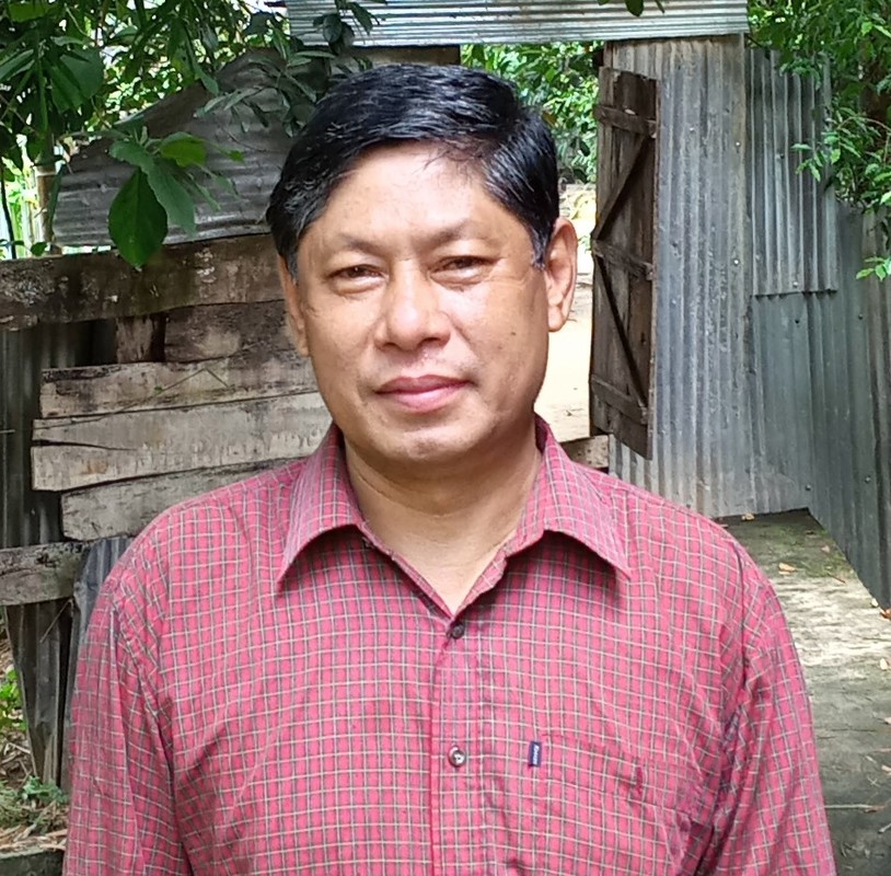 Sunil Baron Chakma this year recieved a New Testament in his heart language