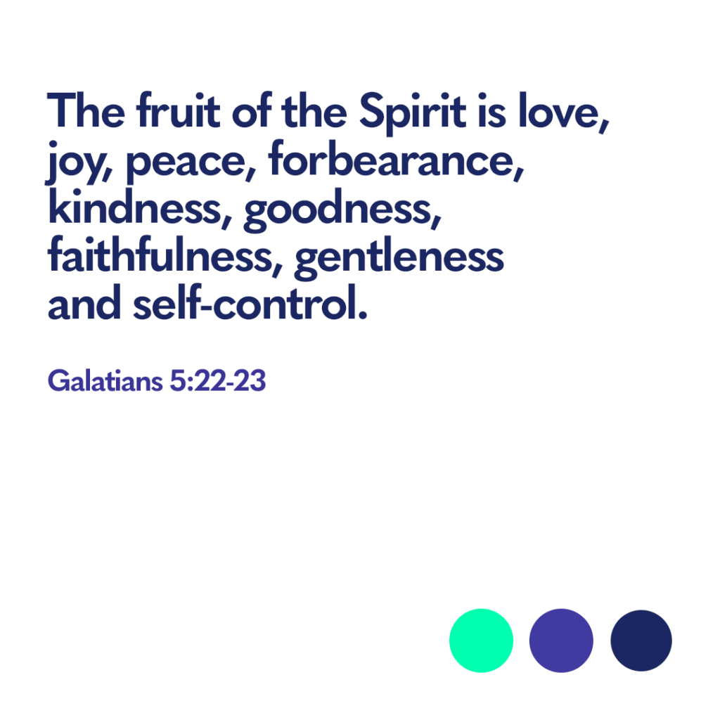 Bible verse Galatians 5 22 23