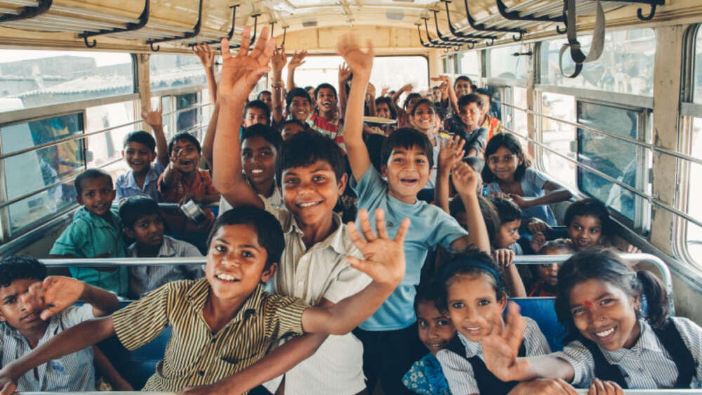 Vision Rescue began as an education program providing food and learning for children via a school bus classroom that was driven into Mumbai's slums.