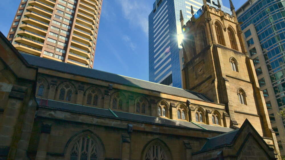 St Philip's church, Sydney, Australia.