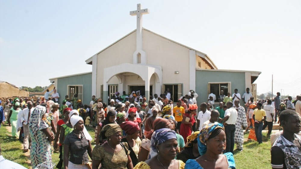 Worshippers in Bauchi, Nigeria