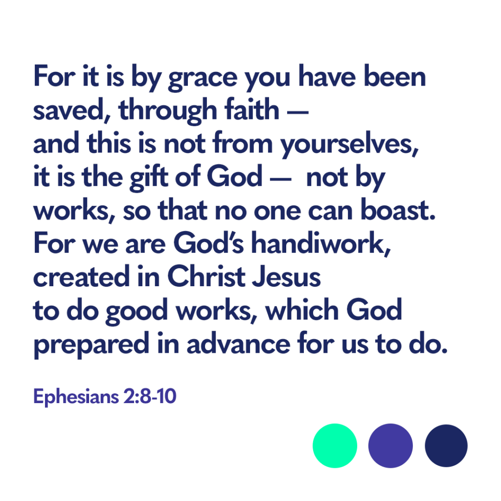 Bible verse Ephesians 2 8 10