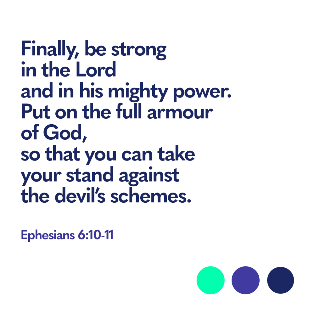 Bible verse Ephesians 6 10 11