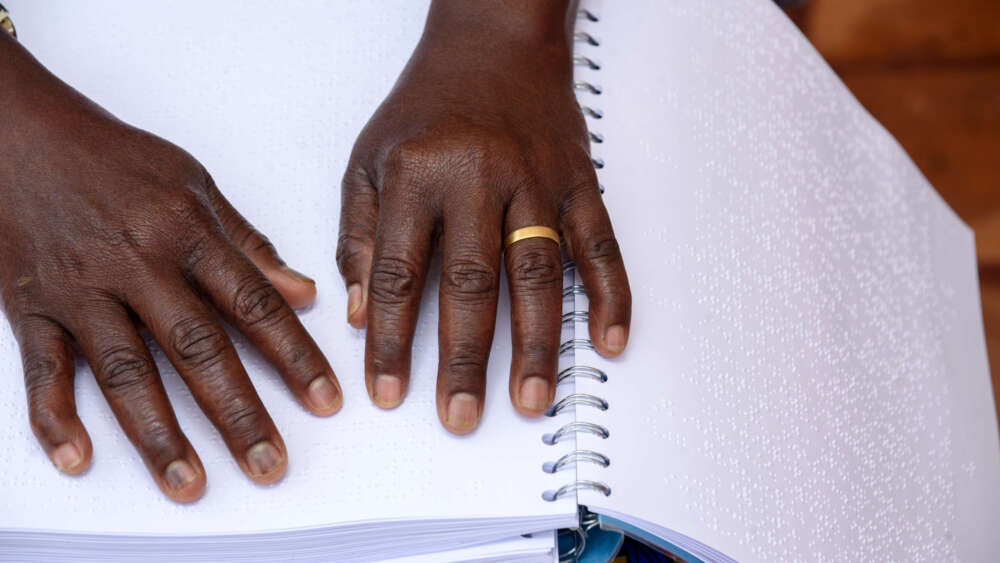 The Bible Society of Uganda launched the 2nd Local Language Braille Bible; Runyankole/Rukiga Braille Bible on Friday 6th November 2020 at Ankole Garden Mall in Mbarara City.