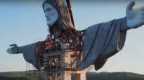 Screenshot of 'Christ the Protector' statue.