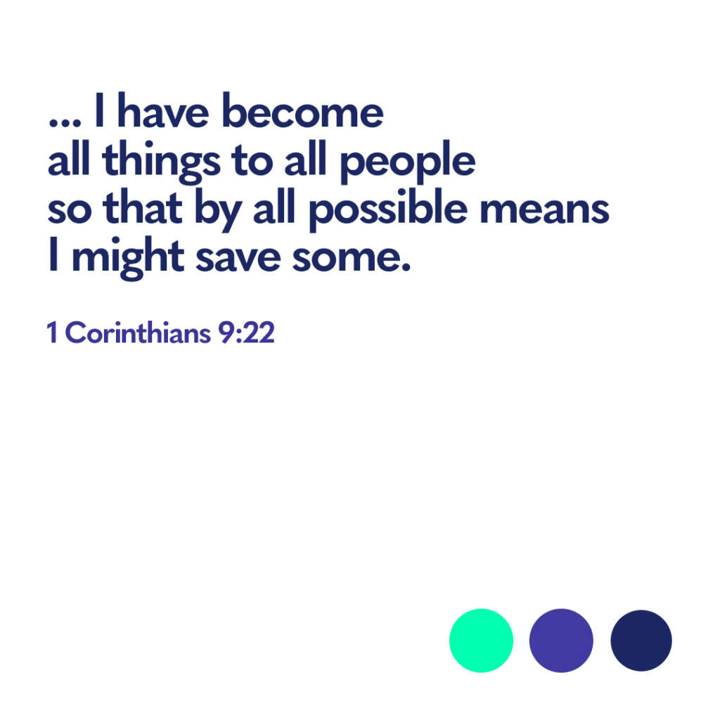 Bible verse 1 Corinthians 9 22