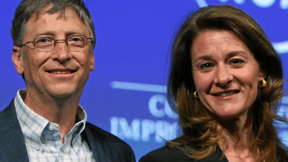 Bill and Melinda Gates.