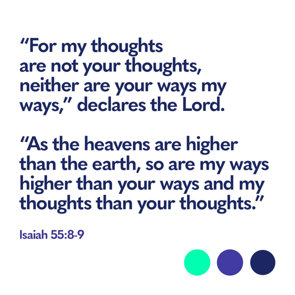 Isaiah 55 8 9 Bible verse