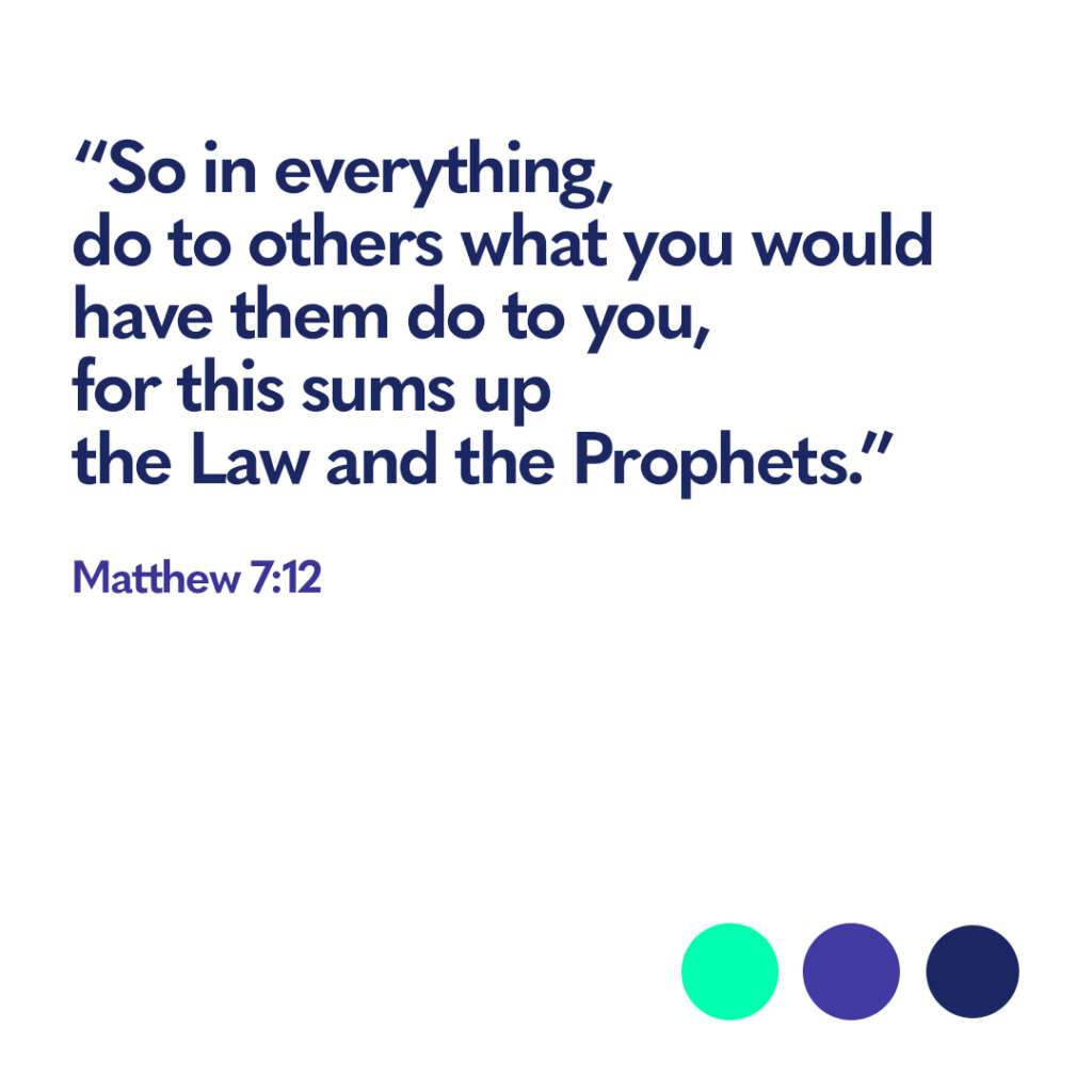 Bible verse Matthew 7 12