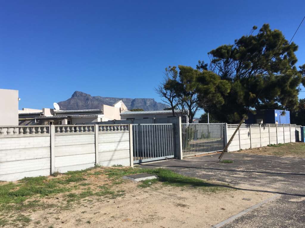 Near Nazlie's house, with Cape Town's Table Mountain in the background