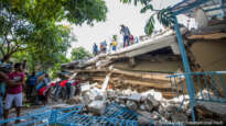 The hotel Le Manguier of the former Senator Jean Gabriel Fortune, located in Vernet was completely destroyed.