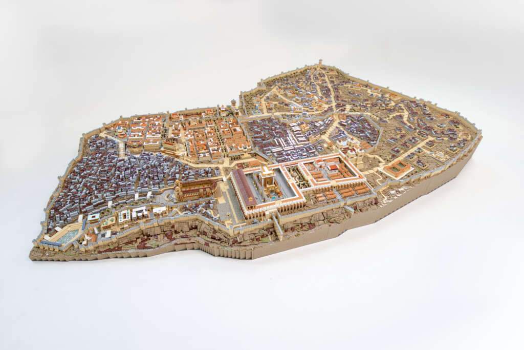 First-century Jerusalem LEGO model