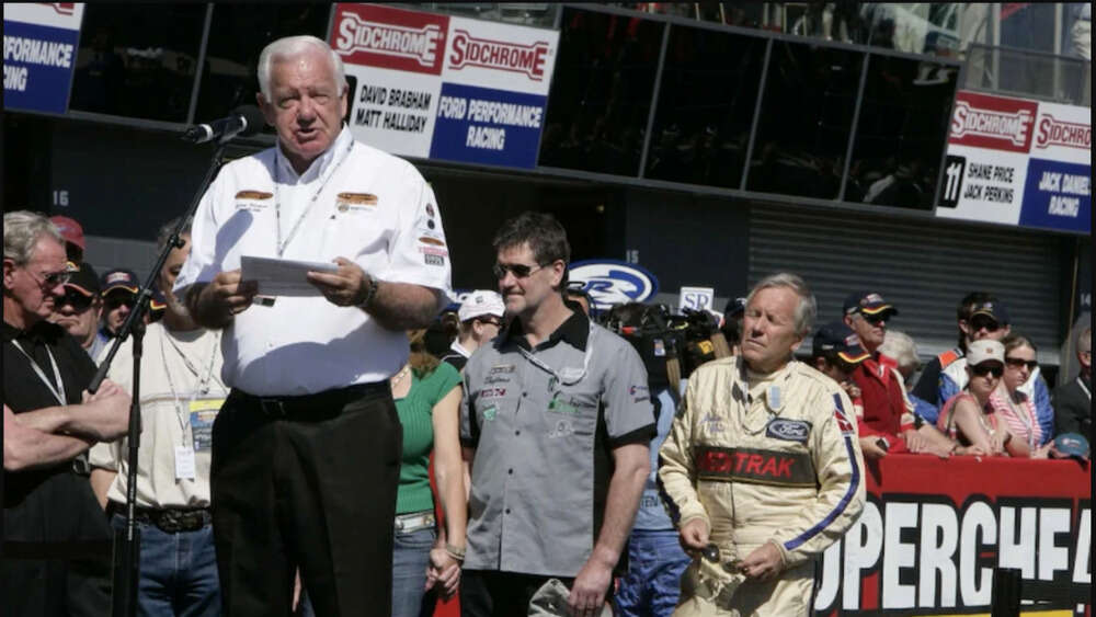 Rev Garry Coleman speaks at Bathurst 1000