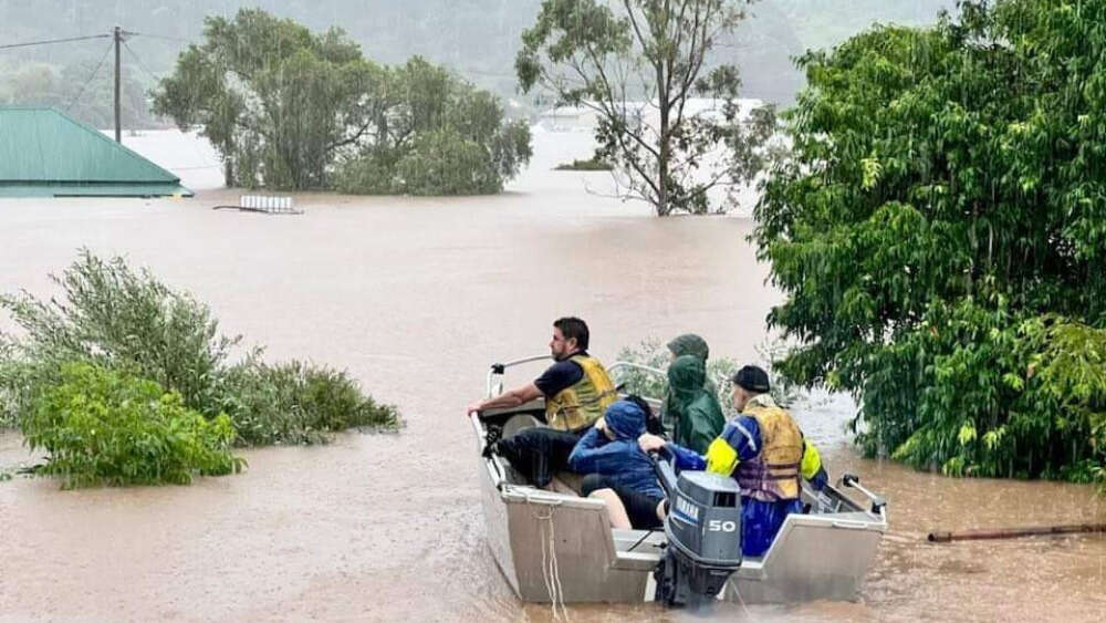 In Lismore we have done floods for ever. This is not a flood - this is catastrophic. This is extreme. This is climate change. Lismore needs back up. People are on and in their roof some are screaming for their lives and water is still rising. Friends are rescuing friends.