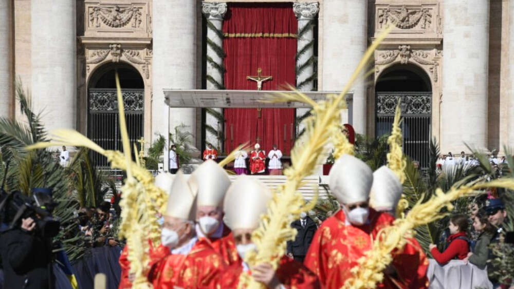 Pope Francis Palm Sunday Mass 2022