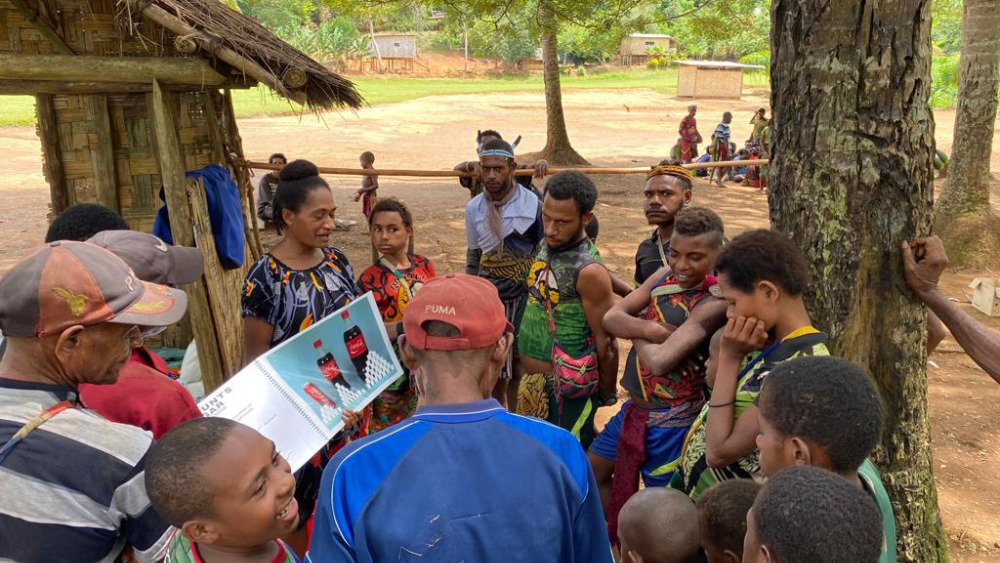 Dental care education in remote PNG