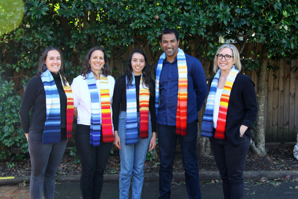 Common Grace's 'Climate Scarves' action last year was a huge success. Image: Biz Adams / Common Grace