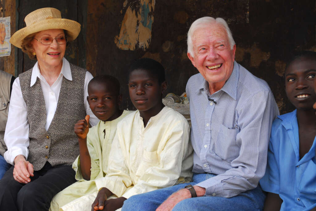Jimmy Carter and his wife, Rosalynn