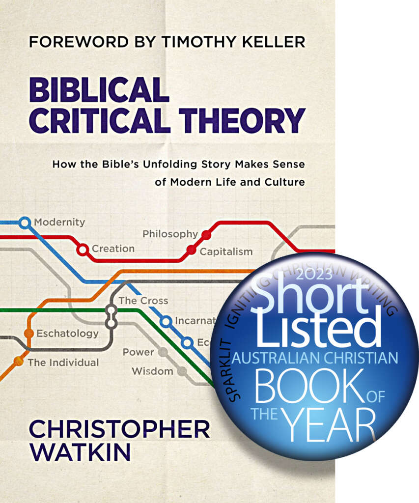 Biblical Critical Theory shortlisted for Australian Christian Book of the Year
