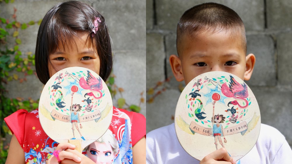 Children helped through Ping-Pong-A-Thon.