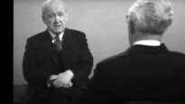 Martyn Lloyd-Jones being interviewed