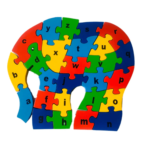 Alphabet elephant puzzle