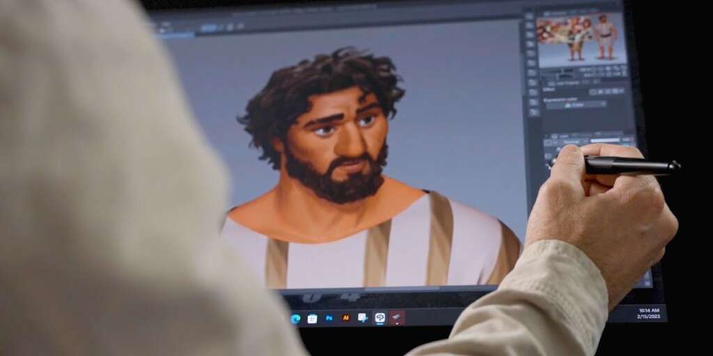 Working on the Animated Story of Jesus