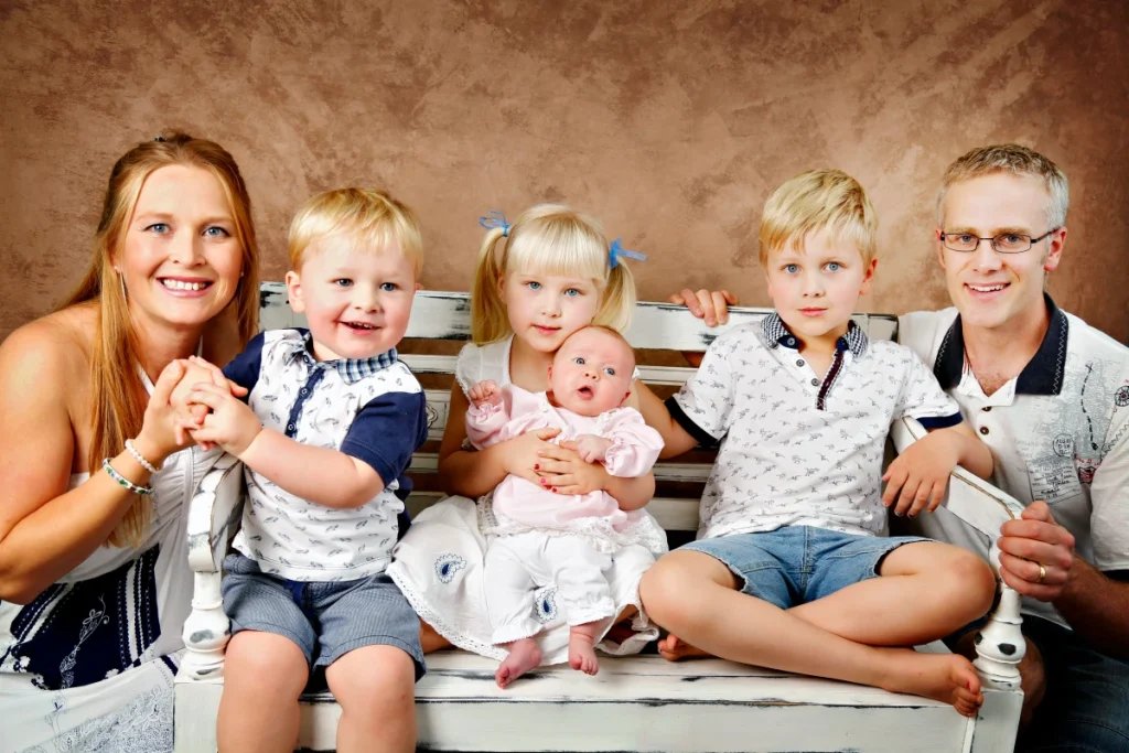 The Beckett family in Timor Leste.