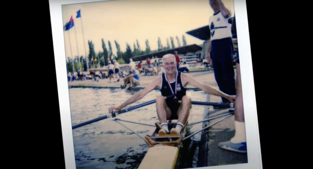 Tom Treseder in action on the water